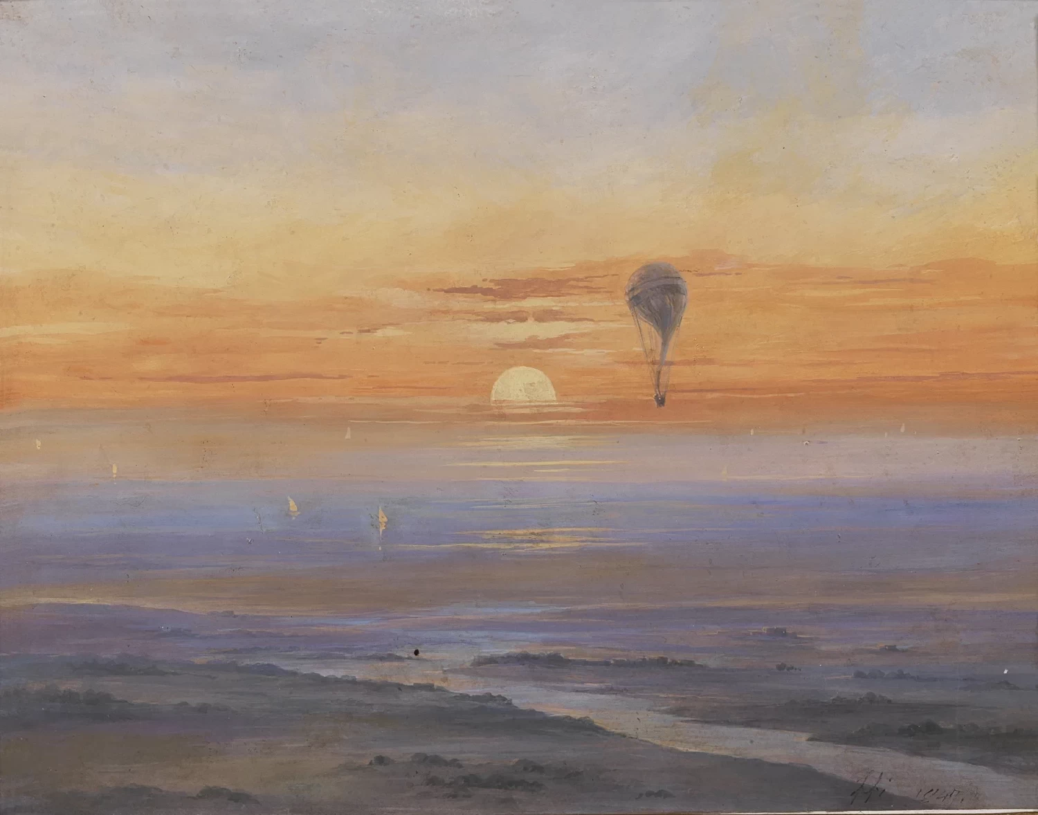Volo sul pallone, 1847